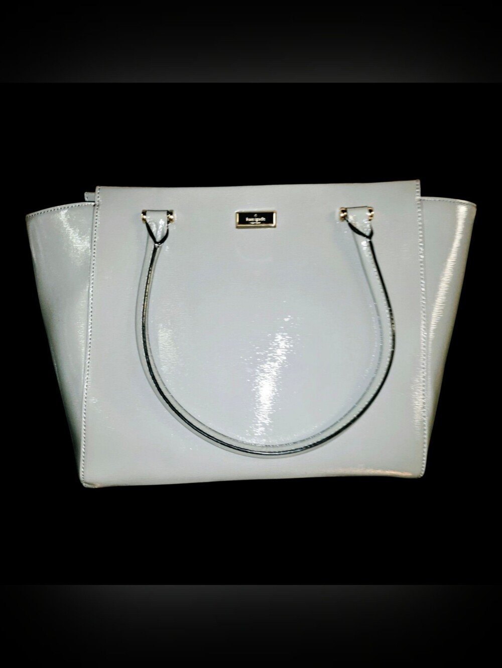 Kate Spade White Patent Tote Bag